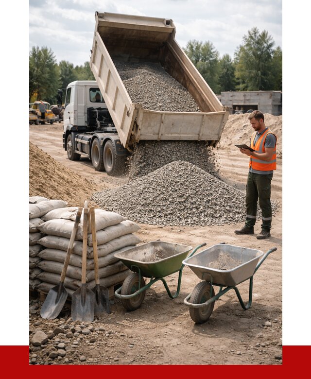Доставка нерудных материалов в Соколе от 1250 руб. | ПРОНЕРУДСкл