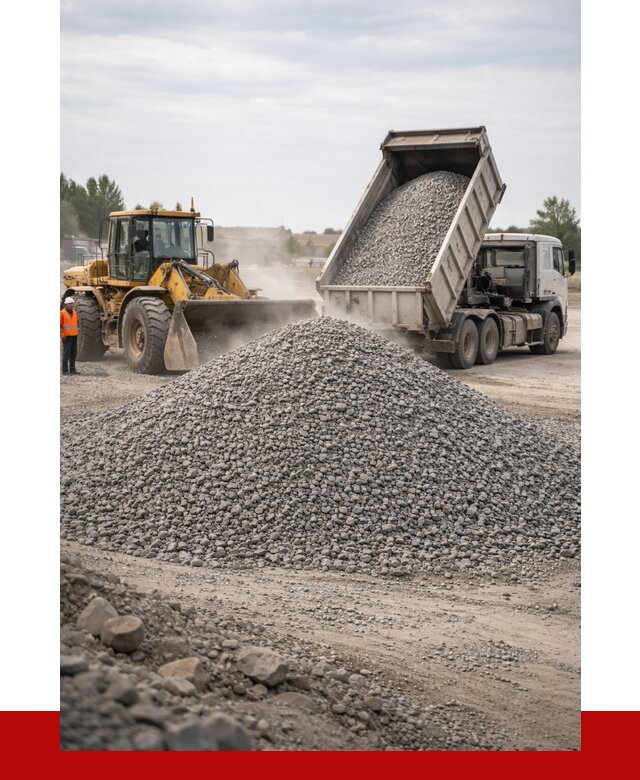 Купить щебень с доставкой в Соколе от 2605 руб. | ПРОНЕРУДСкл