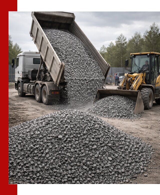 Доставка и продажа щебня гранитного в Соколе