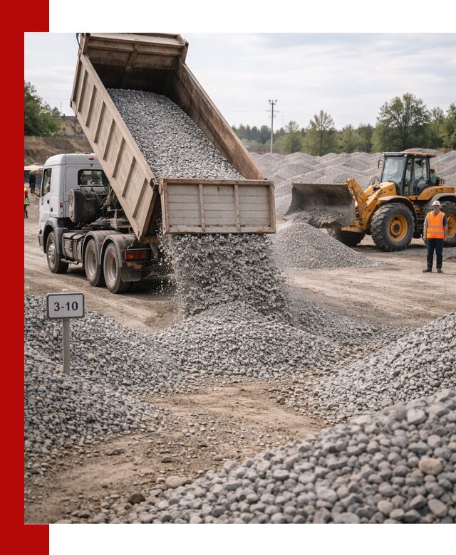 Гранитный щебень фракции 3–10: доставка и продажа в Соколе