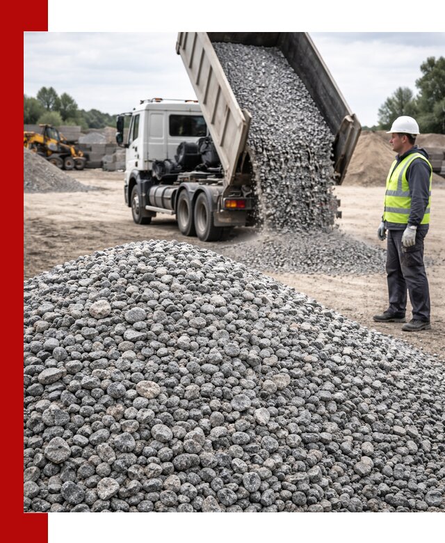 Доставка и продажа гранитного щебня фракции 5-20 в Соколе