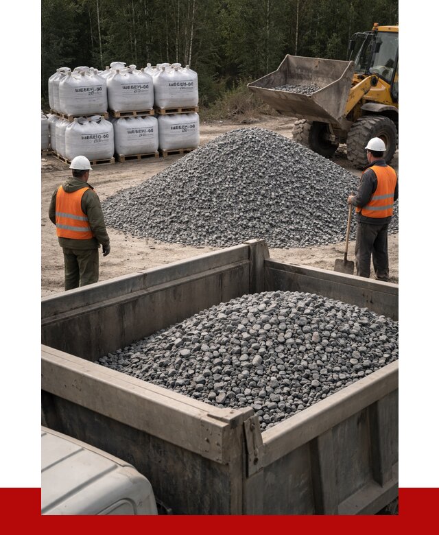 Щебень габбро диабаз 20-40 в Соколе от 3542 руб. | ПРОНЕРУДСкл