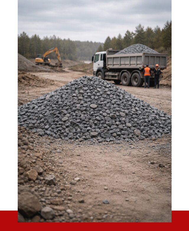 Щебень габбро диабаз фракция 40-70 в Соколе от 2292 р-ПРОНЕРУДСкл