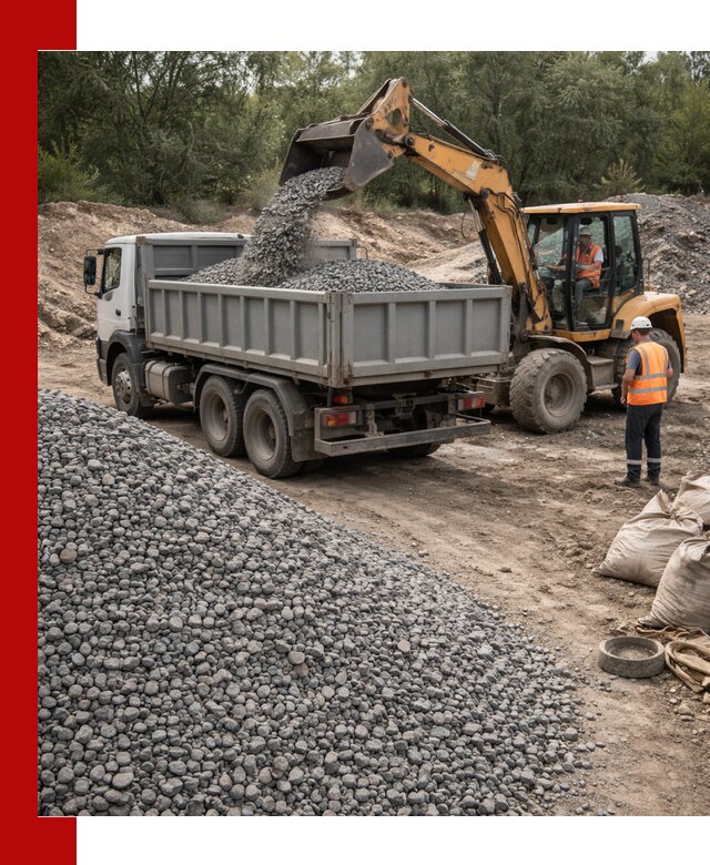 Доставка гравийного щебня в Соколе оптом и в розницу