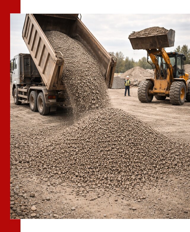 Гравийный щебень фракция 3–10 с доставкой в Соколе