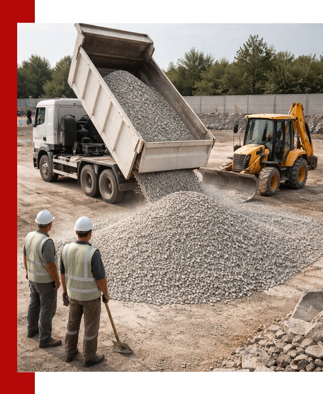 Купить известняковый щебень фракции 5–10 мм с доставкой в Соколе