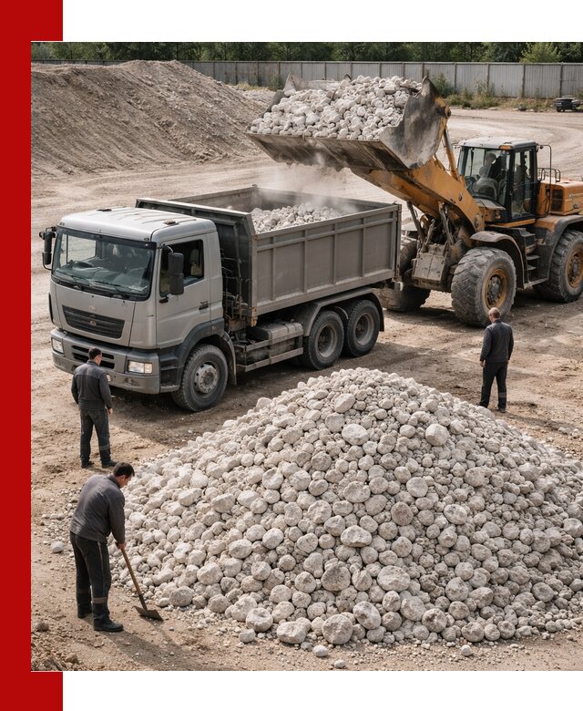 Известняковый щебень фракция 70–150 с доставкой в Соколе