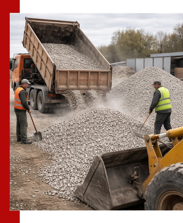 Доломитовый щебень фракции 5-20 с доставкой в Соколе
