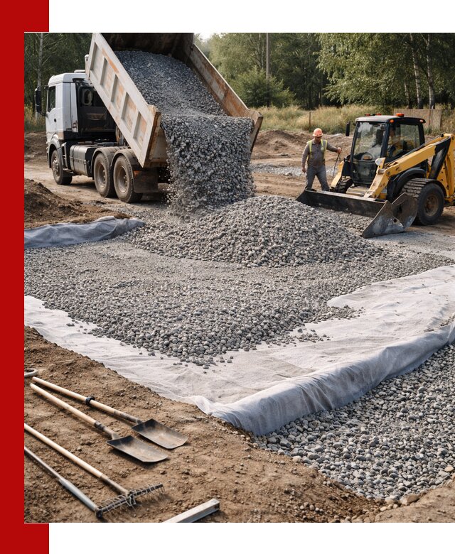 Щебень для фундамента с доставкой в Соколе