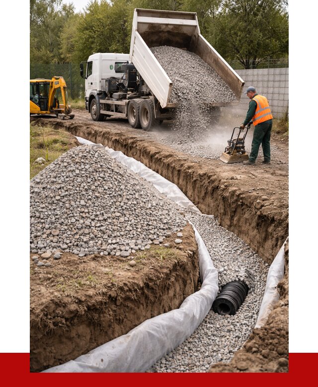 Щебень для дренажа в Соколе от 1928 р., ПРОНЕРУДСкл доставка