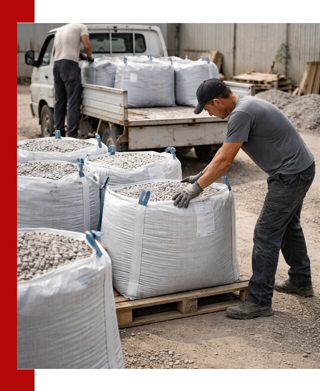 Доставка щебня в мешках по выгодным ценам в Соколе
