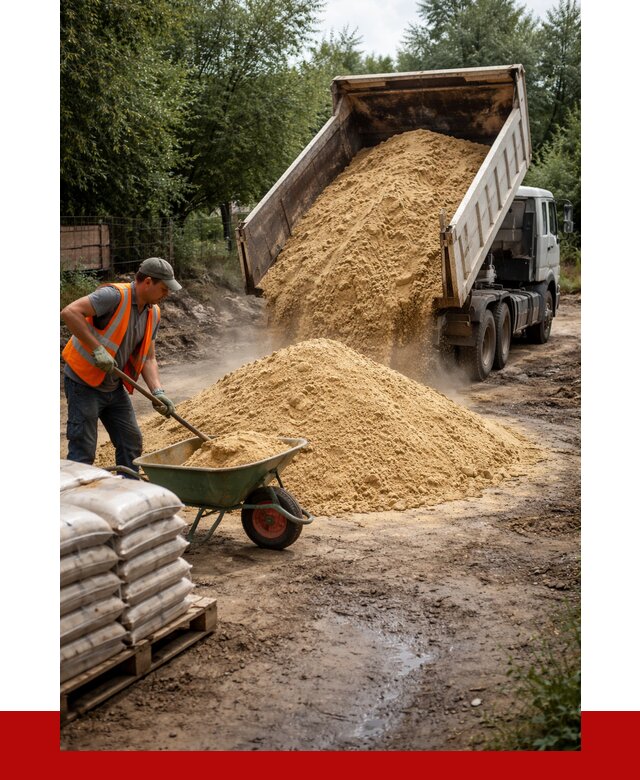 Купить песок с доставкой в Соколе от 1875 р. | ПРОНЕРУДСкл