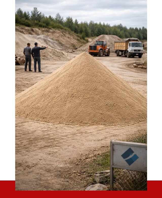 Карьерный песок навалом в Соколе от 1875 р. | ПРОНЕРУДСкл