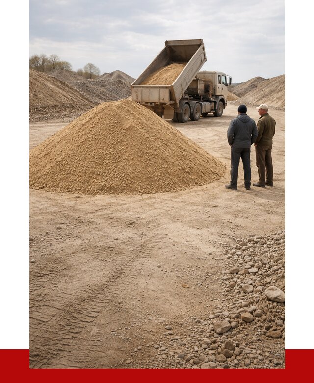 Карьерный песок крупнозернистый в Соколе от 8856 р | ПРОНЕРУДСкл