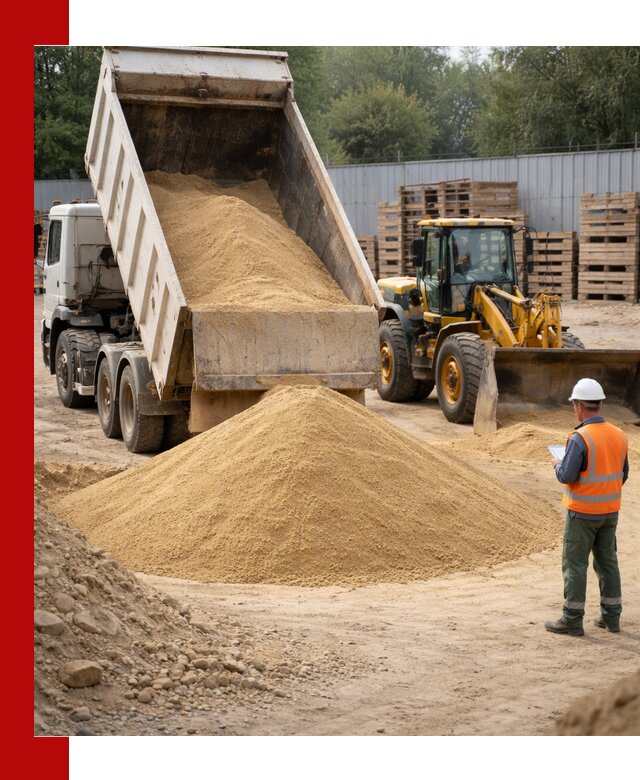 Доставка карьерного мелкозернистого песка в Соколе