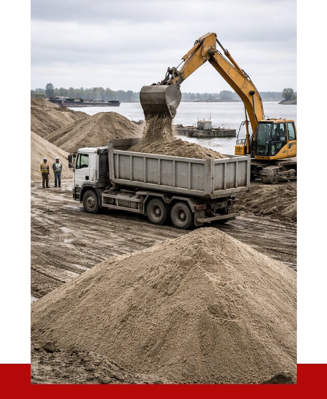Купить речной песок навалом в Соколе от 1875 р., ПРОНЕРУДСкл