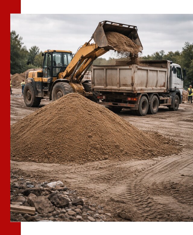Доставка речного песка навалом в Соколе быстро и выгодно
