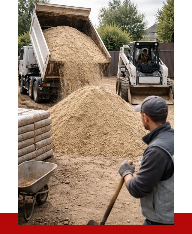 Мытый речной песок с доставкой в Соколе от 1511 р. | ПРОНЕРУДСкл
