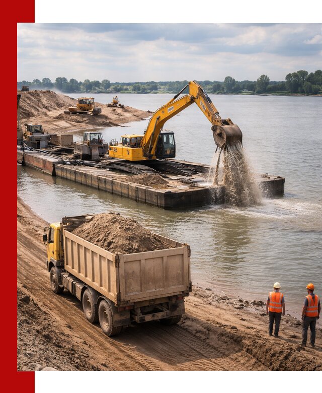 Намывной песок с доставкой в Соколе оптом и в розницу