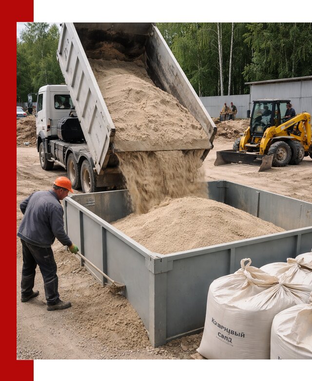 Кварцевый песок для фильтра в Соколе — доставка и качество