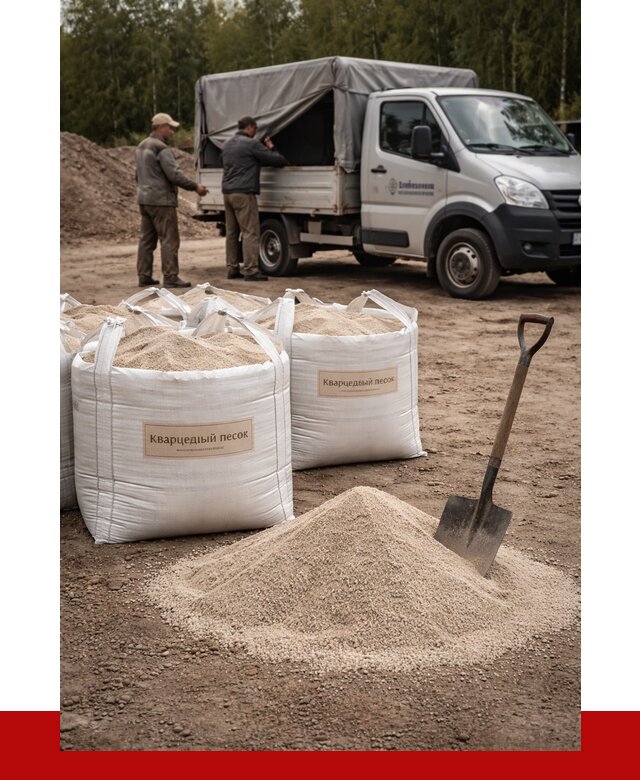Кварцевый песок для пескоструя в Соколе от 4689 р. | ПРОНЕРУДСкл