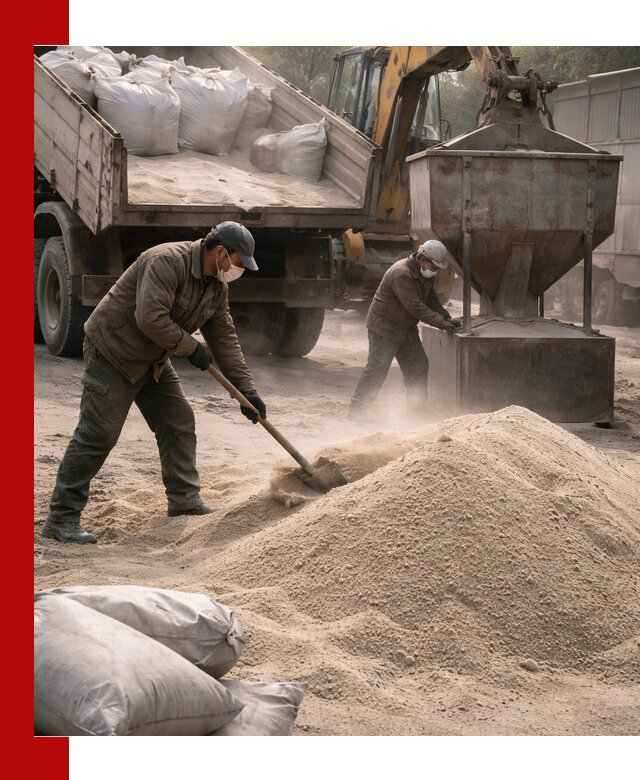 Кварцевый песок для пескоструя в Соколе — доставка и качество