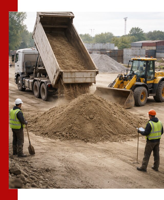 Доставка и продажа пескогрунта оптом и в розницу в Соколе