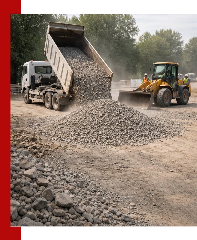 Гравий фракция 5–20 доставка в Соколе оптом и в розницу