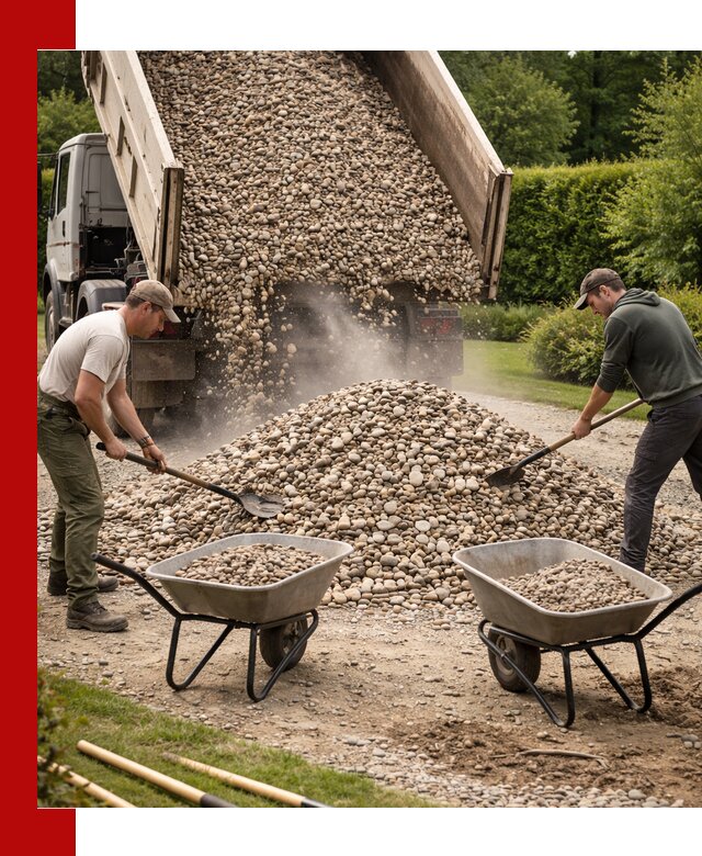 Доставка и продажа декоративной гальки в Соколе