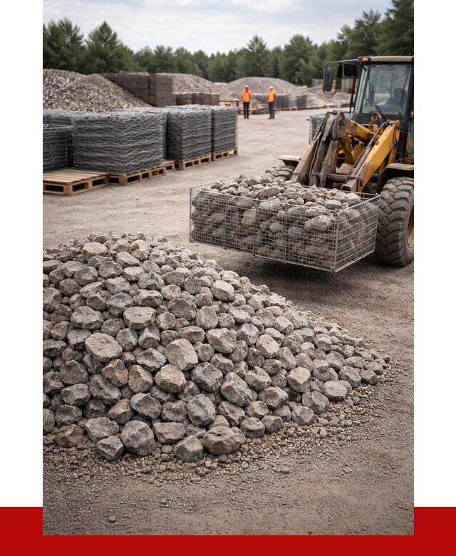 Камень для габионов фракция 70-150 в Соколе от 4376 р. | ПРОНЕРУДСкл