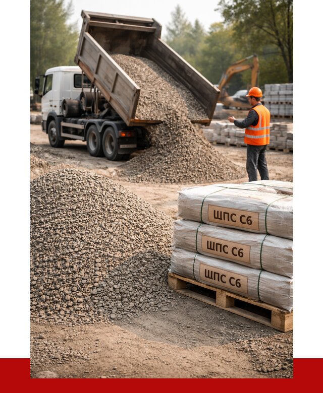 ЩПС С6 в Соколе с доставкой от 2292 р. за куб | ПРОНЕРУДСкл