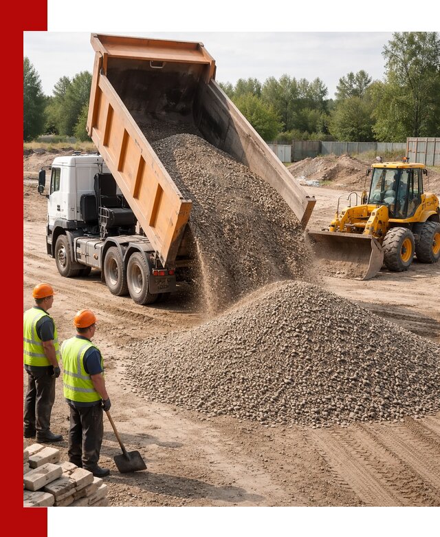 Доставка щебёночно-песчаной смеси ЩПС С7 в Соколе