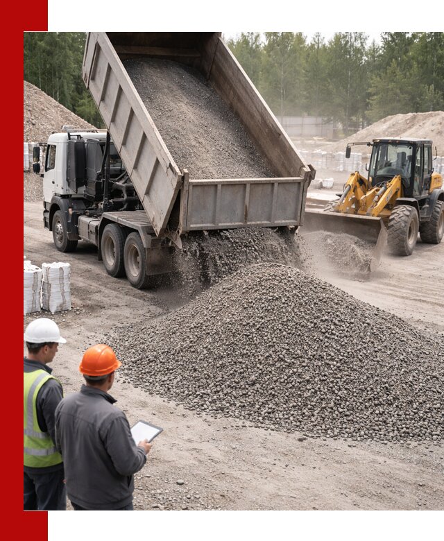 Доставка и продажа гранитного отсева 0-10 в Соколе