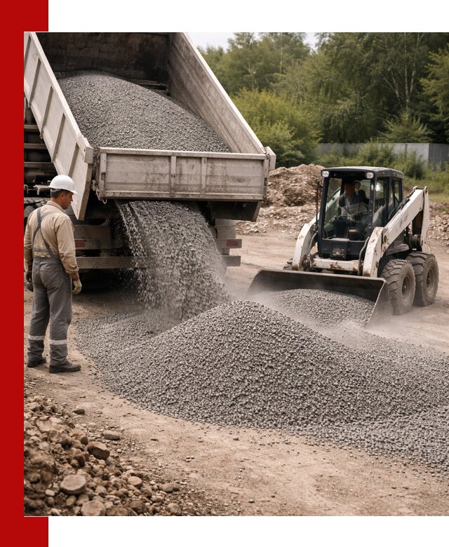 Доставка гравийного отсева 0-5 в Соколе оптом и в розницу