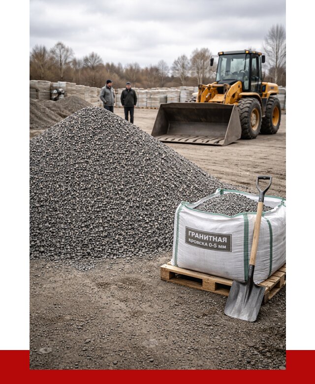 Купить гранитную крошку в Соколе от 5001 р. с доставкой | ПРОНЕРУДСкл