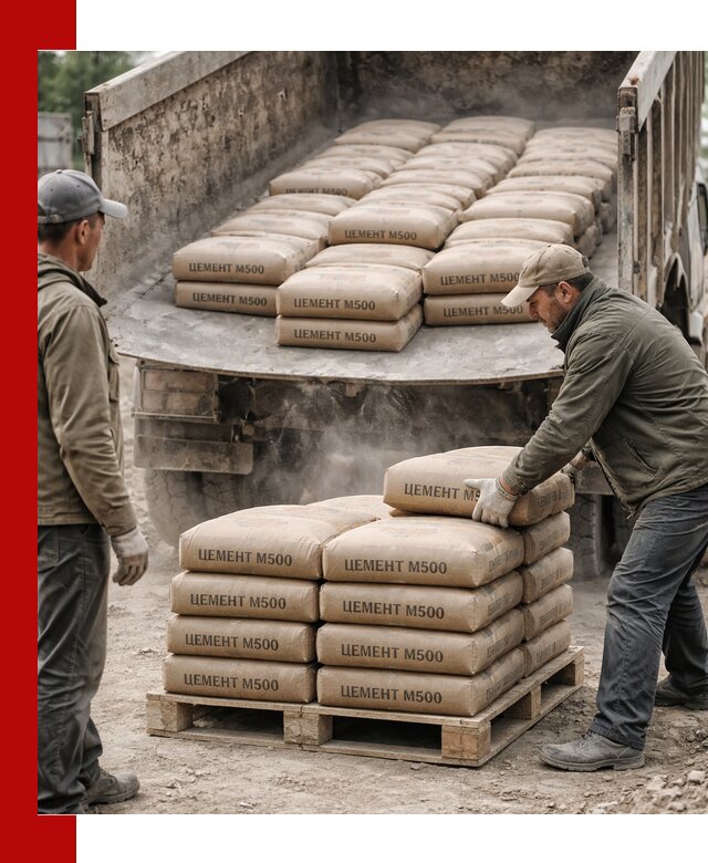Цемент М500 с доставкой самосвалом в Соколе