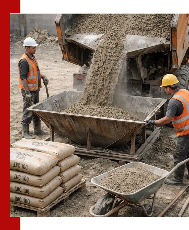 Доставка цементно-песчаной смеси М100 в Соколе