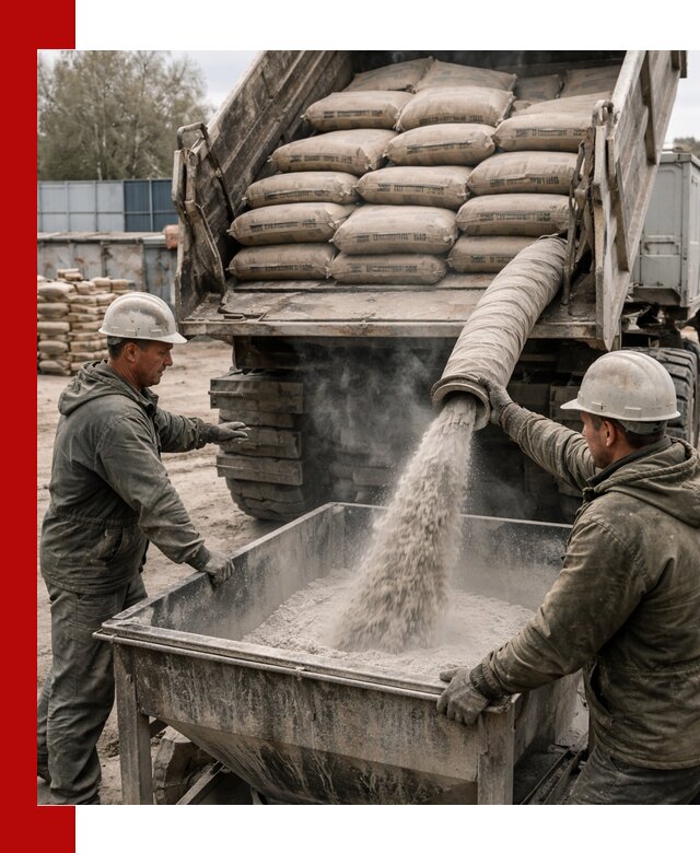 Доставка цемента М400 в Соколе оптом и в розницу