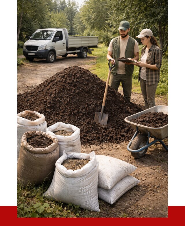 Купить грунт с доставкой в Соколе от 4689 р. за м3 | ПРОНЕРУДСкл