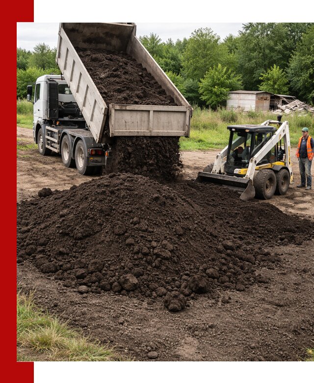 Поставка плодородной земли с доставкой самосвалом в Соколе