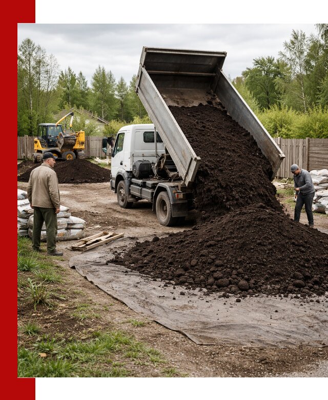 Доставка качественного почвогрунта в Соколе оптом и в розницу