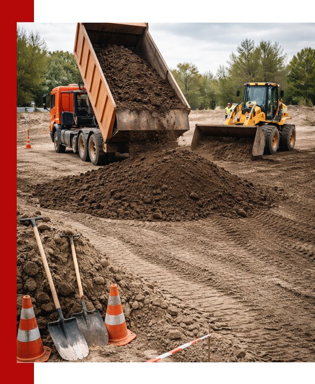 Поставка и доставка планировочного грунта в Соколе