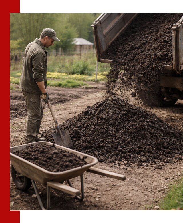 Доставка качественной земли для огорода в Соколе