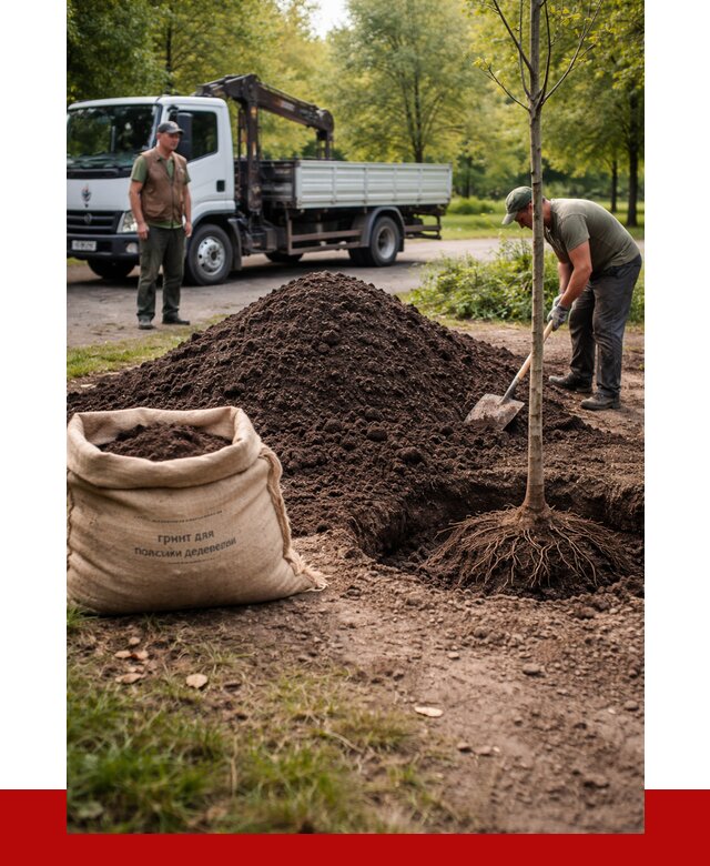 Грунт для посадки деревьев в Соколе от 1250 р. | ПРОНЕРУДСкл