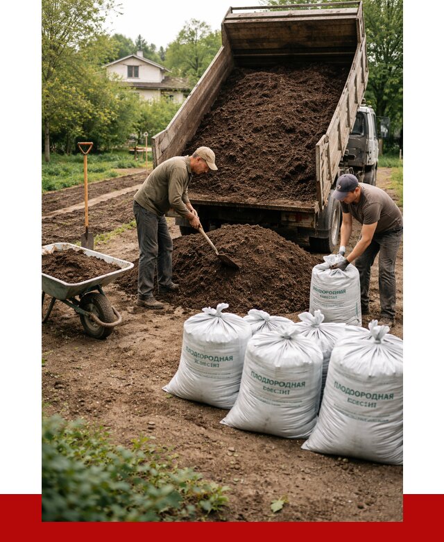 Плодородная смесь в Соколе от 4376 р./куб с доставкой | ПРОНЕРУДСкл