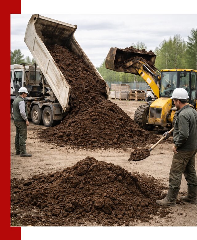 Доставка торфа оптом и в мешках в Соколе