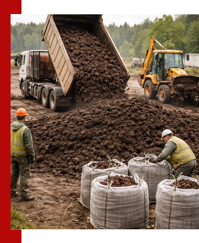 Доставка нейтрального торфа в Соколе оптом и в розницу