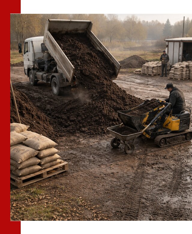 Кислый торф в доставке по выгодным ценам в Соколе