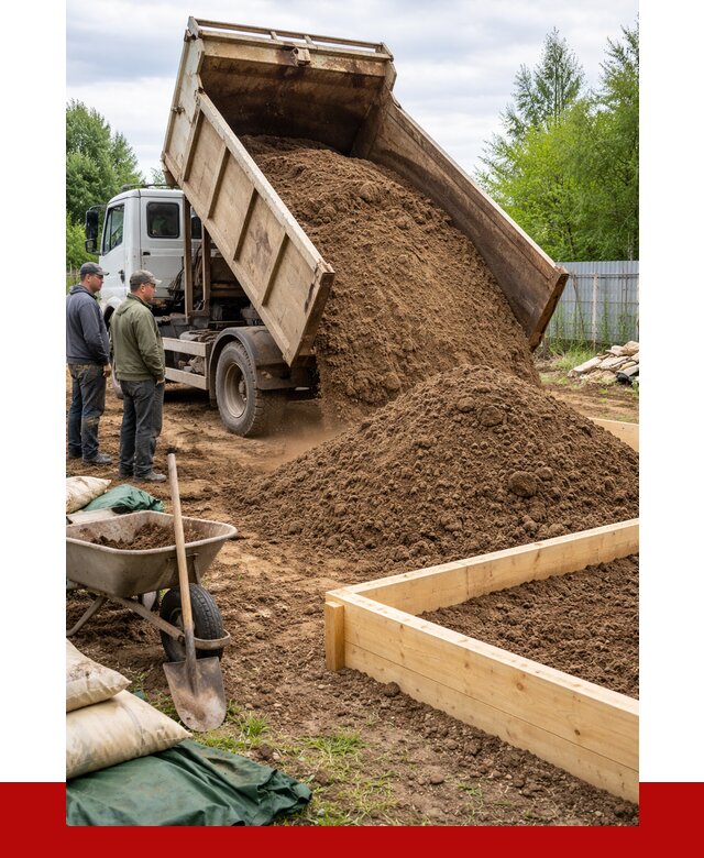 Торфо песчаная смесь в Соколе с доставкой от 1928 р. | ПРОНЕРУДСкл