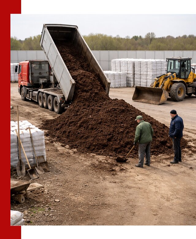 Доставка торфяных смесей оптом и в розницу в Соколе